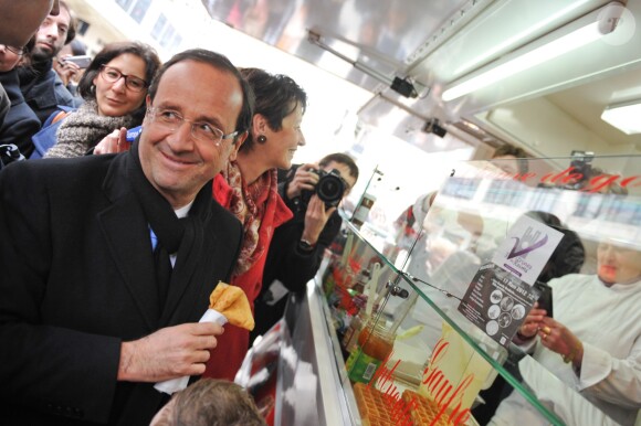 François Hollande à Reims le 8 mars 2012.