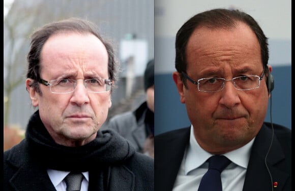 François Hollande en 2011 (à gauche) et en 2013 (à droite)