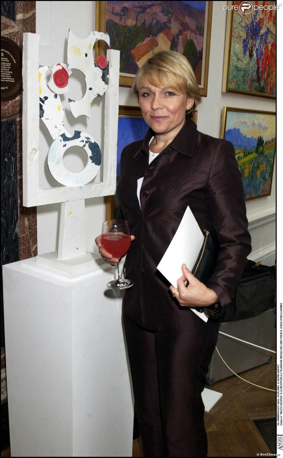 Helen Fielding à l&#039;académie royale des arts à Londres le 24 mai 2002