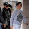 Madonna avec son fils Rocco se rend au centre de la Kabbale à New York, le 2 novembre 2013.