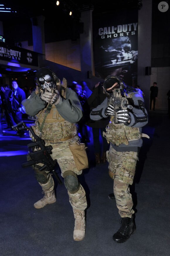 Lancement de Call of Duty : Ghosts (disponible le 5 novembre 2013) le 4 novembre 2013 au Yoyo, au Palais de Tokyo, à Paris.
