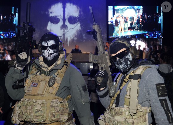 Launch party de Call of Duty : Ghosts (disponible le 5 novembre 2013) le 4 novembre 2013 au Yoyo, au Palais de Tokyo, à Paris.