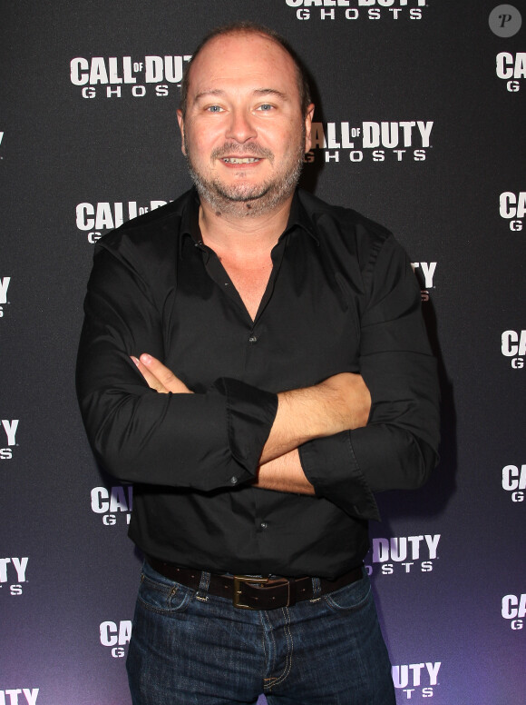 Sebastien Cauet lors de la soirée de lancement de Call of Duty : Ghosts (disponible le 5 novembre 2013) le 4 novembre 2013 au Yoyo, au Palais de Tokyo, à Paris.