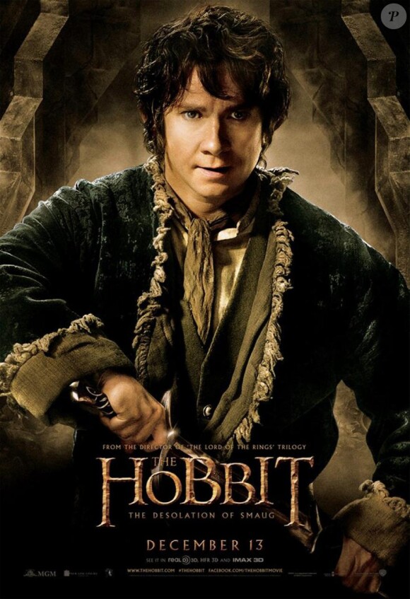 Bilbon Sacquet (Martin Freeman) dans Le Hobbit : La Désolation de Smaug.