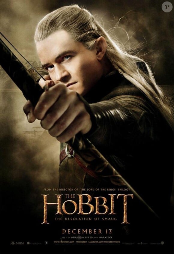 Legolas (Orlando Bloom) dans Le Hobbit : La Désolation de Smaug.