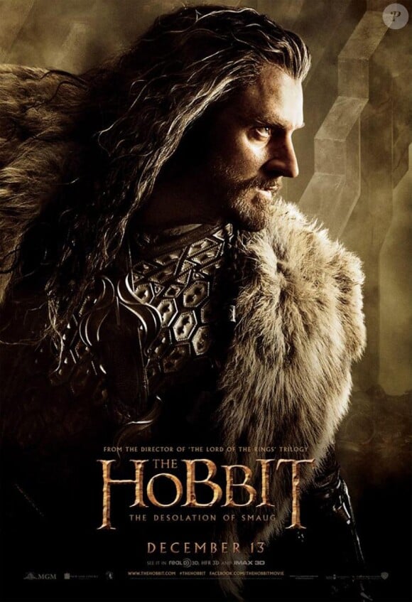 Thorin (Richard Armitage) dans Le Hobbit : La Désolation de Smaug.