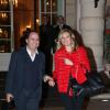 Exclusif - Kate Moss quitte l'hôtel Shangri-La après un shooting avec Catherine Deneuve. Le top model a immédiatement pris la direction de Londres par Eurostar, via la Gard du Nord. Paris, le 4 novembre 2013.