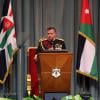 Le roi Abdullah II de Jordanie lors de l'ouverture de la session ordinaire du 17e Parlement, à Amman, le 3 novembre 2013