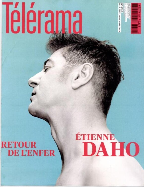 Etienne Daho en couverture de Télérama, en kiosques le 6 novembre 2013.