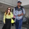 Khloe Kardashian et Lamar Odom à l'aéroport de Los Angeles, le 4 mai 2012.