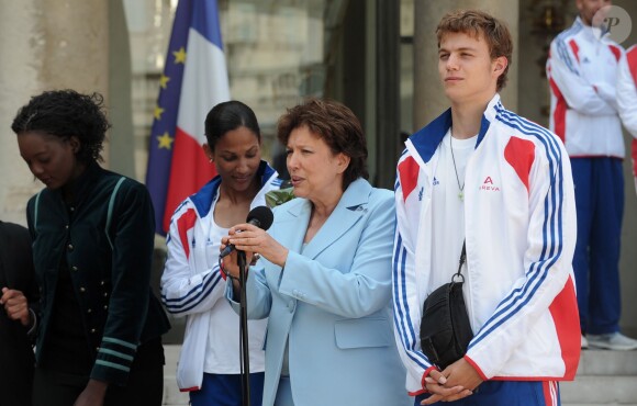 Rama Yade et Roselyne Bachelot à l'Elysee le 3 août 2010.