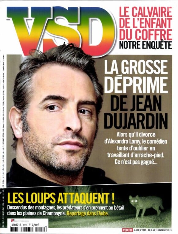 La couverture de "VSD" du 7 novembre 2013