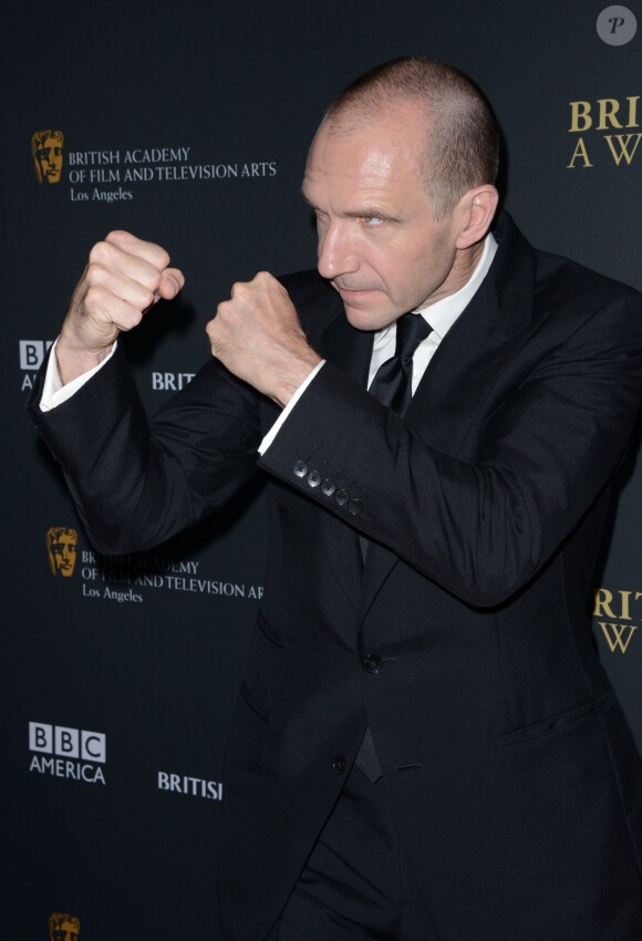 Ralph Fiennes lors des BAFTA LA Britannia Awards au Beverly Hilton Hotel à Beverly Hills, Los Angeles, le 9 novembre 2013