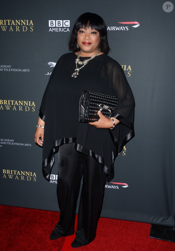 Zindzi Mandela lors des BAFTA LA Britannia Awards au Beverly Hilton Hotel à Beverly Hills, Los Angeles, le 9 novembre 2013