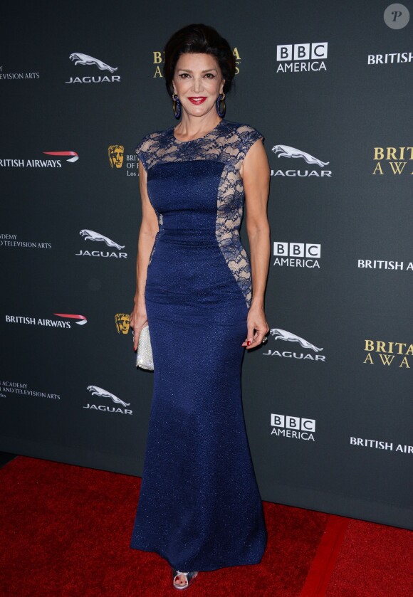 Shohreh Aghdashloo lors des BAFTA LA Britannia Awards au Beverly Hilton Hotel à Beverly Hills, Los Angeles, le 9 novembre 2013