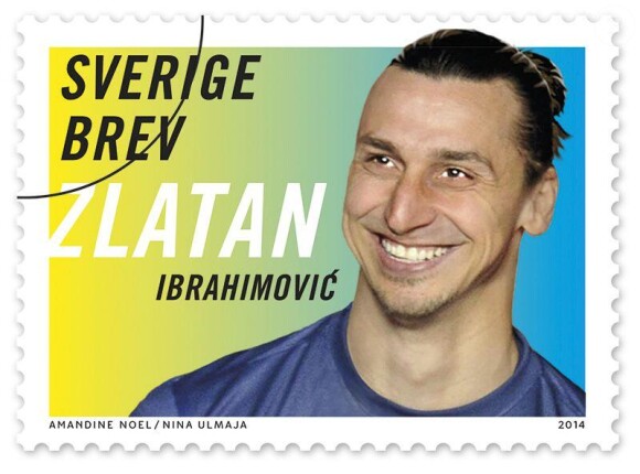Un timbre à l'effigie de Zlatan Ibrahimovic sera prochainement proposé en Suède, le 27 mars 2014