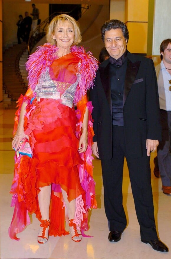 Marie-Anne Chazel et Christian Clavier à Cannes en 2004