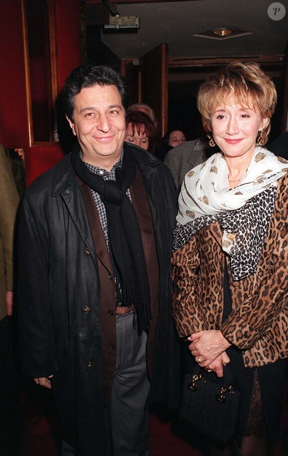 Marie-Anne Chazel et Christian Clavier à Paris en 1999