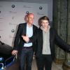 Exclusif - Stanislas Merhar et Guy Forget lors de l'Electro Night pour le lancement de la BMWi3 au pavillon Cambon, Paris, le 13 novembre 2013.