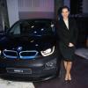 Exclusif- Virginie Ledoyen (ambassadrice de la marque) lors de l'Electro Night pour le lancement de la BMWi3 au pavillon Cambon, Paris, le 13 novembre 2013.