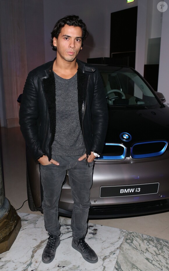 Exclusif - Tewfik Jallab lors de l'Electro Night pour le lancement de la BMWi3 au pavillon Cambon, Paris, le 13 novembre 2013.