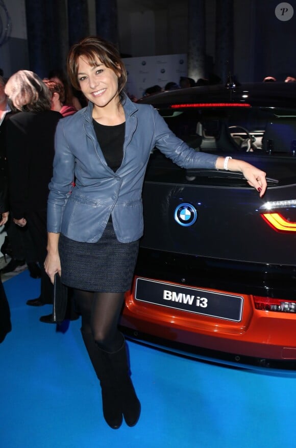 Exclusif - Shirley Bousquet lors de l'Electro Night pour le lancement de la BMWi3 au pavillon Cambon, Paris, le 13 novembre 2013.
