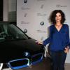 Exclusif - Pauline Delpech (candidate aux municipales de 2014 sous l'étiquette écologiste) lors de l'Electro Night pour le lancement de la BMWi3 au pavillon Cambon, Paris, le 13 novembre 2013.