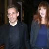 Exclusif - Nicolas Sarkozy et sa femme Carla Bruni-Sarkozy au restaurant 154 à Paris, le 11 octobre 2013.