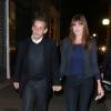 Exclusif -  Nicolas Sarkozy et sa femme Carla Bruni au restaurant 154 à Paris, le 11 octobre 2013.