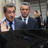 Nicolas Sarkozy se rend à l'Assemblée nationale pour un hommage à l'ancien premier ministre Jacques Chaban-Delmas. Paris, le 15 novembre 2013.