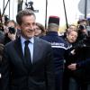 Nicolas Sarkozy était l'invité d'honneur d'un dejeuner organisé par l'association "Chaban Aujourd'hui" dans des locaux annexes de l'Assemblée Nationale à Paris, le 15 Novembre 2013.