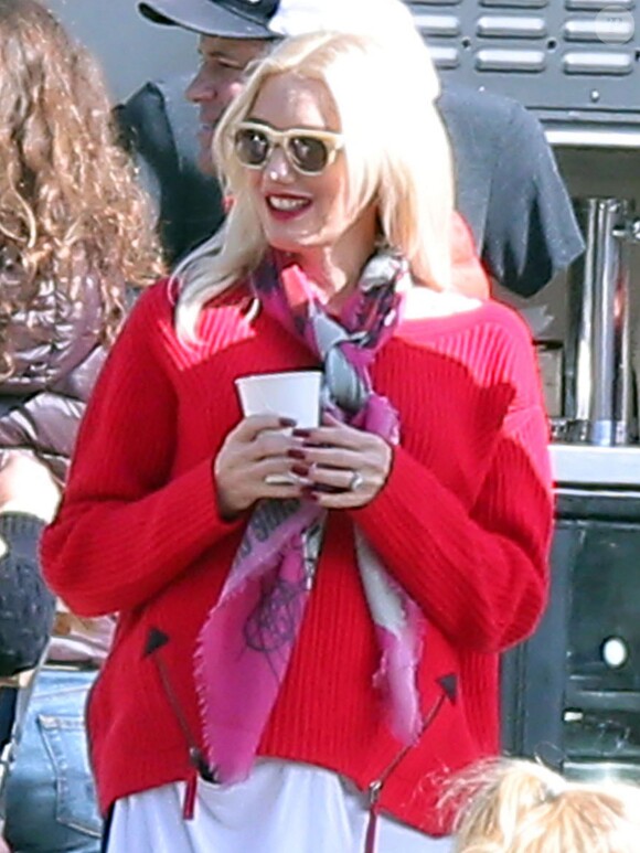 Exclusif -  Gwen Stefani à l'anniversaire de Susan Downey à San Francisco, le 10 novembre 2013.