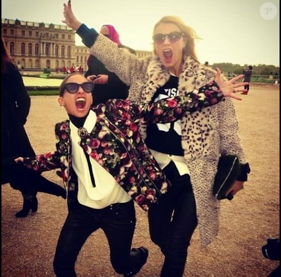 Nicole Richie est venue à Paris pour un week-end express, fêter l'anniversaire d'une amie, le 15 novembre 2013.