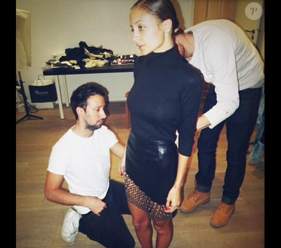 Nicole Richie est venue à Paris pour un week-end express, fêter l'anniversaire d'une amie, le 15 novembre 2013.
