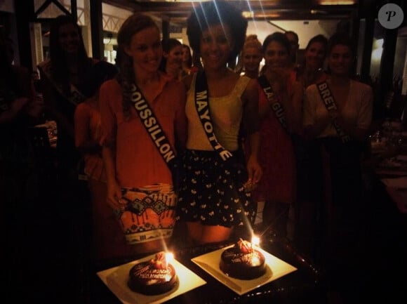 Anniversaire de Miss Mayotte et Miss Roussillon - Premières images du séjour des 33 Miss régionales au Sri Lanka avant l'élection Miss France 2014