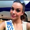 La superbe Miss France 2013 Marine Lorphelin au Sri Lanka avec les 33 Miss régionales lors du séjour de Miss France 2014
