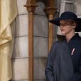 La princesse Charlene de Monaco lors de la célébration de la Messe d'action de grâce et du Te Deum à la Cathédrale de Monaco à l'occasion de la fête nationale, le 19 novembre 2013