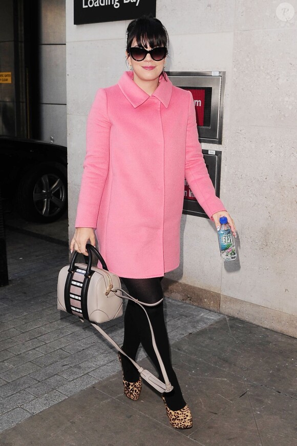 Lily Allen à Londres, le 19 novembre 2013.