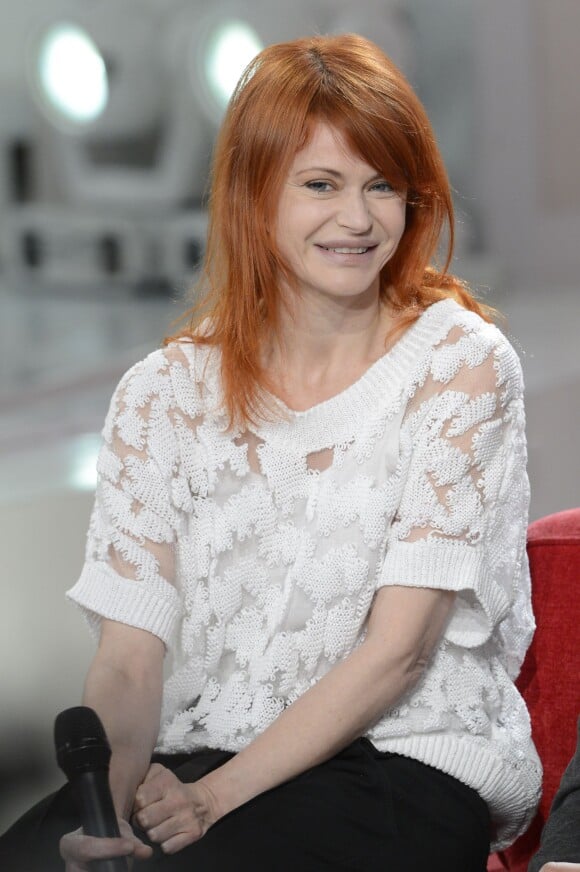 Exclu - Axelle Red à l'enregistrement de l'émission "Vivement Dimanche" à Paris le 10 avril 2013.