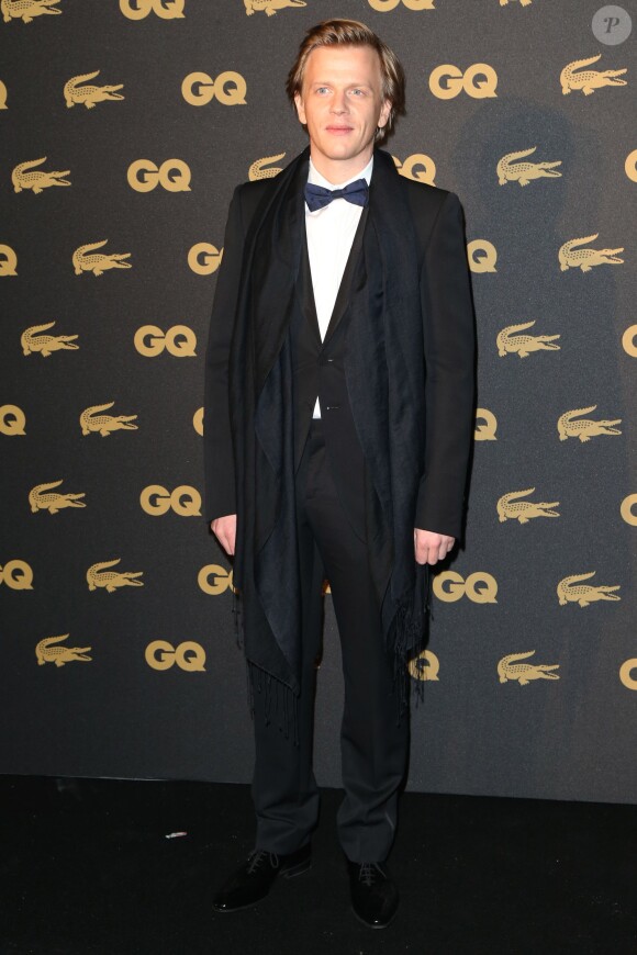 Alex Lutz, humoriste de l'année, lors de la soirée des GQ awards à Paris au musée d'histoire naturelle le 20 novembre 2013