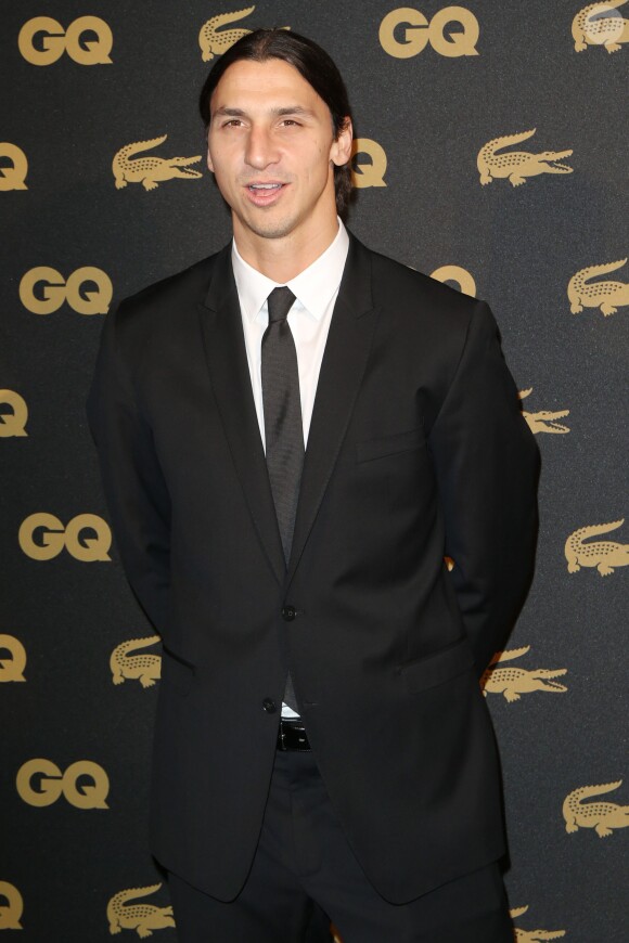 Zlatan Ibrahimovic, homme de l'année, lors de la soirée des GQ awards à Paris au musée d'histoire naturelle le 20 novembre 2013