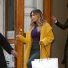 Kim Kardashian, suivie par sa mère Kris Jenner, quitte une boutique DASH dans le quartier de SoHo. New York, le 20 novembre 2013.
