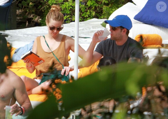 Whitney Port et son nouveau petit ami à Miami, le 22 janvier 2012.