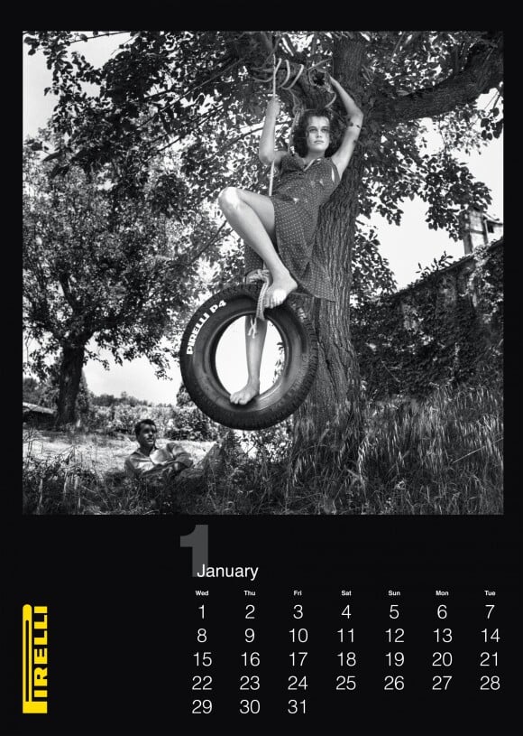 Photo du mois de janvier du calendrier Pirelli 2014.