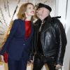 Natalia Vodianova, enceinte et Peter Marino complices à la réouverture de la boutique Guerlain et du restaurant Le 68 sur les Champs-Elysées à Paris. Le 21 novembre 2013