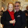 Doris Brynner et Olivier Echaudemaison à la réouverture de la boutique Guerlain et du restaurant Le 68 sur les Champs-Elysées à Paris. Le 21 novembre 2013