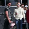 Exclusif - Gavin Rossdale et Gwyneth Paltrow lors de l'anniversaire de Susan Downey à San Francisco, le 10 novembre 2013.