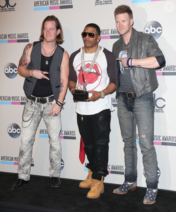 Nelly à la cérémonie des American Music Awards, à Los Angeles, le 24 novembre 2013.