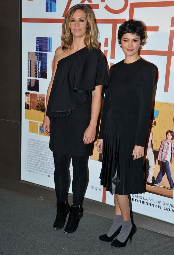 Cécile de France et Audrey Tautou lors de l'avant-première du film "Casse-tête chinois" à Paris, le 25 novembre 2013