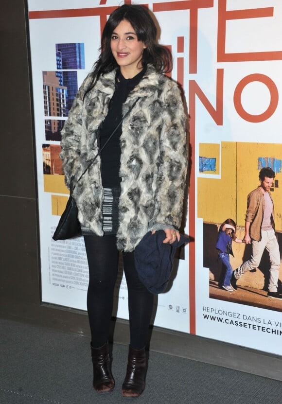Camelia Jordana lors de l'avant-première du film "Casse-tête chinois" à Paris, le 25 novembre 2013